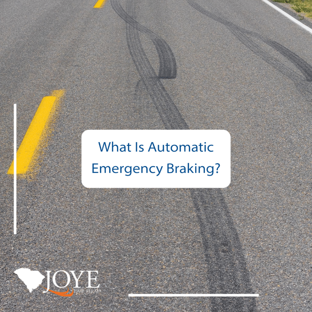 How Does Automatic Emergency Braking Work Joye Law Firm