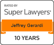 Jeff Gerardi 10 Year Anniversary for Super Lawyer