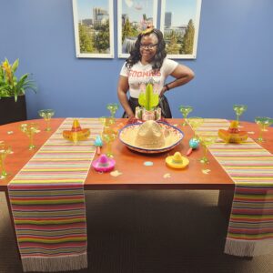 Cinco de Mayo celebration at the Columbia office