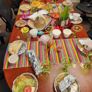 Cinco de Mayo celebration at the Columbia office