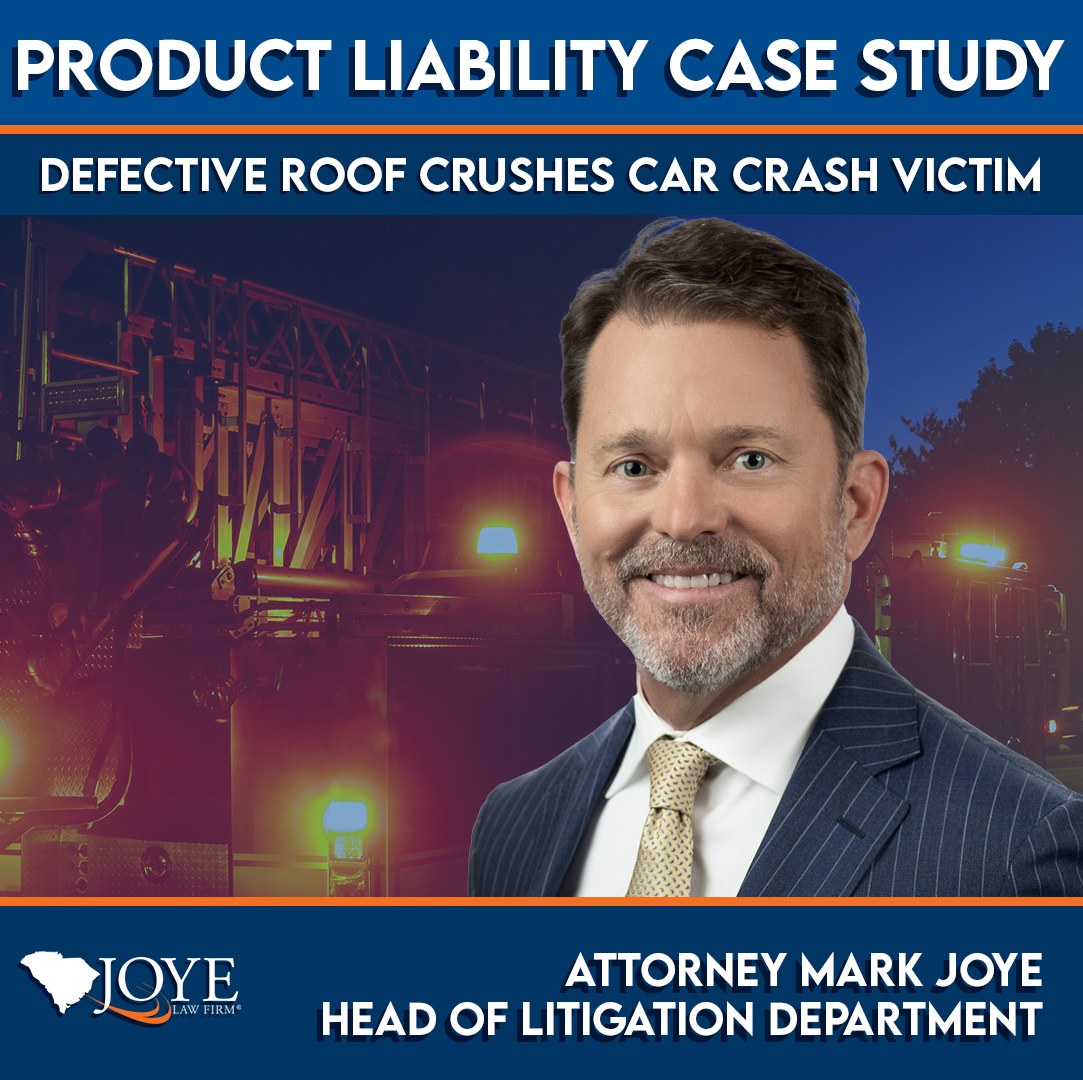 Joye Law Firm Attorney Mark Joye wins a product liability case